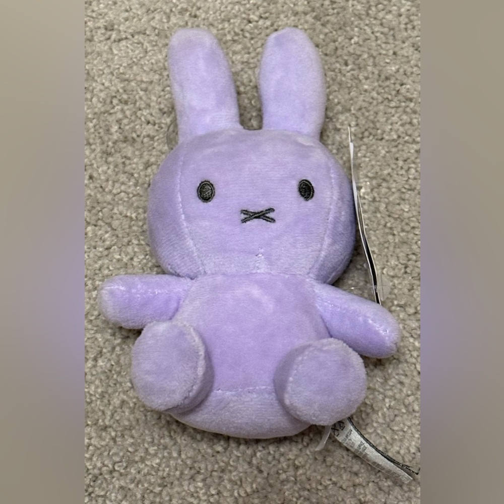 Miffy Mini Lavender Plush Bunny - NWT